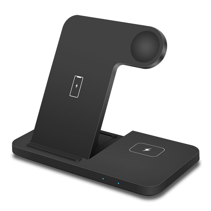 3 in 1 Multi Device 15W Wireless Charging Dock - Compatible with all QI Enabled Devices - Shopsta EU