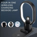 4 in 1 15W Magnetic Lamp - Wireless Charger and 360 Degrees Rotating Night Light, Bedside Light - Perfect for Samsung Galaxy Z Fold 4, S22 Ultra, iPhone 14 Pro Max - Shopsta EU