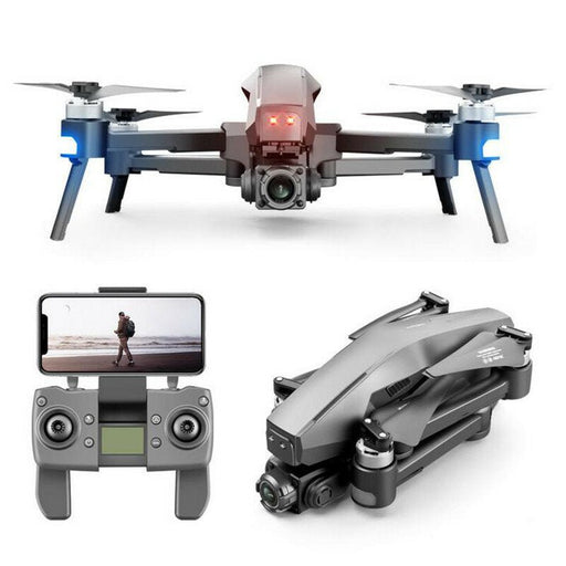 4DRC M1 PRO - GPS WiFi FPV Foldable RC Drone with 4K Dual HD Camera, 2-Axis EIS Gimbal, Brushless Motor - 3KM Flight Range, Ideal for Aerial Photography Enthusiasts - Shopsta EU
