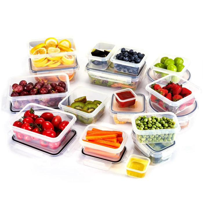 24-piece Airtight Food Storage Container Set – BPA-free Plastic Canisters for Pantry, Fridge & Kitchen Organisation