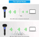 L8BL Wireless 2D Barcode Scanner — Bluetooth & 2.4GHz, USB Plug-and-Play