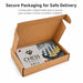 19 x 19cm Folding Magnetic Chess Set — Gold & Silver with Carry Box