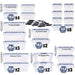 24-piece Airtight Food Storage Container Set – BPA-free Plastic Canisters for Pantry, Fridge & Kitchen Organisation