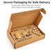 2-in-1 Folding Magnetic Chess & Checkers Set — 19x19cm Wood-grain Board with Carry Box