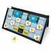 Folding Magnetic Animal Chess Board - 24.8 x 25cm Portable Travel Game for Ages 5+