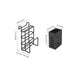 2-Tier Stainless Steel Dish Rack — Large Capacity with Cutting Board Holder & Drainboard