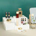 6pc Acrylic Buffet Risers — Stackable Hollow‑Bottom Display for Cupcakes & Desserts