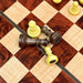 2-in-1 Folding Magnetic Chess & Checkers Set — 19x19cm Wood-grain Board with Carry Box