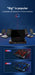 17-inch Six-Fan Laptop Cooler with LED Screen and Dual USB Ports