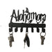 Alohomora Letter Metal Wall Key Holder — 7-Hook Decorative Organiser