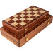 Wooden Folding Chess Set — 39×39cm Traditional Handcrafted Pieces