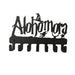 Alohomora Letter Metal Wall Key Holder — 7-Hook Decorative Organiser