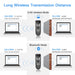 Eyoyo 2D Barcode Scanner — USB, Bluetooth & 2.4G Wireless Mini 1D/2D QR Reader for iPad, iPhone, Android & PC