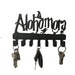 Alohomora Letter Metal Wall Key Holder — 7-Hook Decorative Organiser