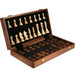 Wooden Folding Chess Set — 39×39cm Traditional Handcrafted Pieces