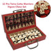 Folding Xiangqi Board Set – Vintage-Style 32 Pieces for Family Play
