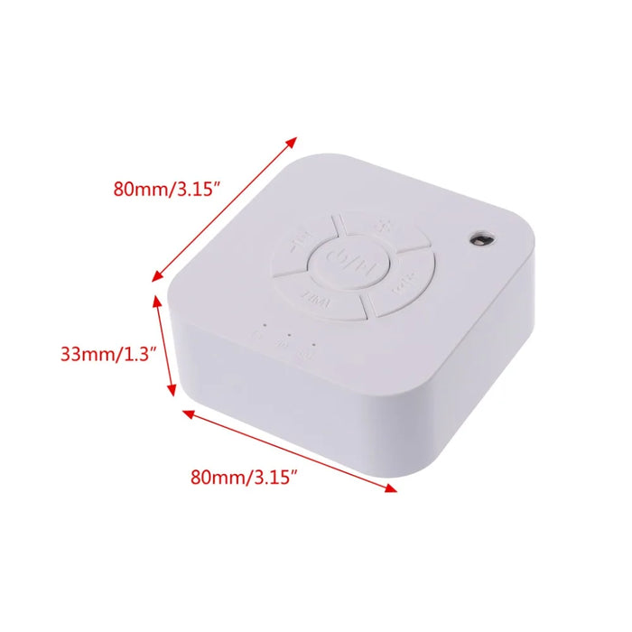 USB Rechargeable White Noise Machine – Portable Sleep Sound Device with Timer