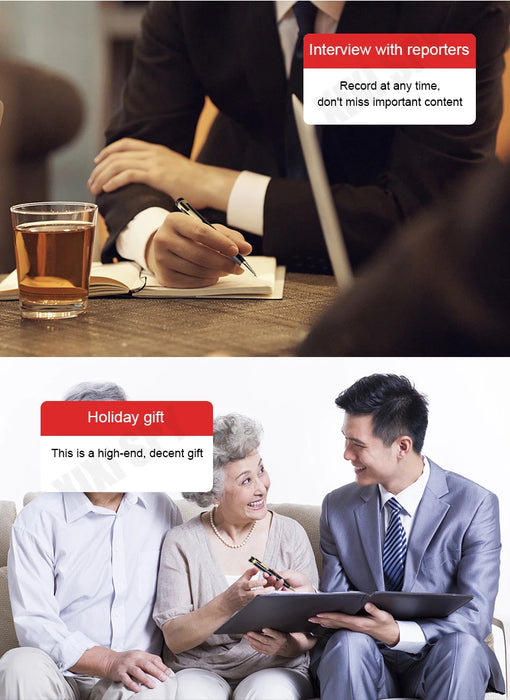 Digital Voice Recorder Pen – USB WAV Recorder & Playback for Lectures, Meetings, 8GB/16GB/32GB