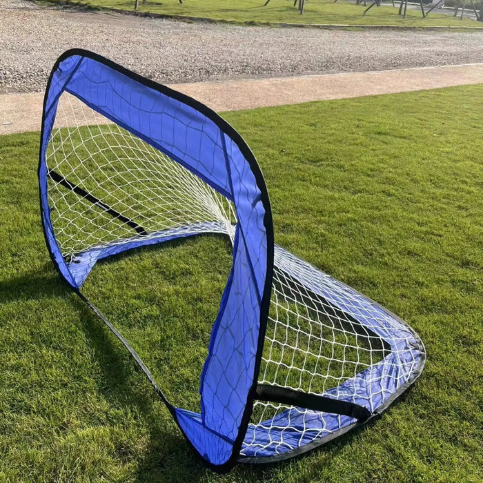 Portable Pop-Up Football Goal with Carry Bag — Collapsible Training Net