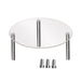 Transparent Acrylic Cake Stand — Round Cupcake & Dessert Display, Party Holder
