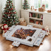 Tilting Puzzle Board with 6 Drawers – 2-in-1 Lid Stand, Felt Surface for 1000+ Piece Puzzles