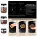 Glass Coffee Bean Storage Jar with Press-Down Vacuum Lid – Airtight Food Canister