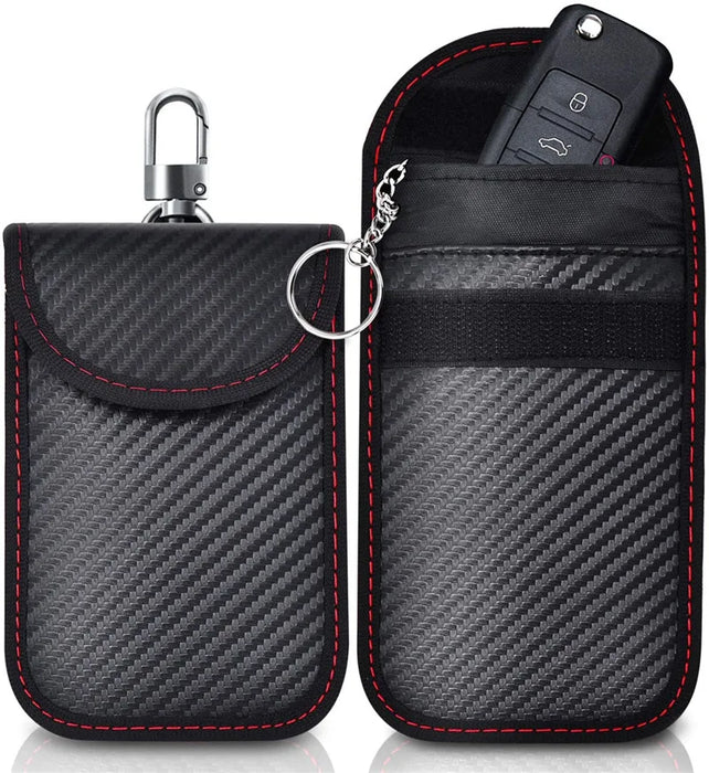 RFID Faraday Key Pouch – Signal‑Blocking Key Fob Protector for Keyless Entry