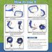 4-in-1 Pop-Up Kids Football Goal – Foldable 120×80×80cm Target Net