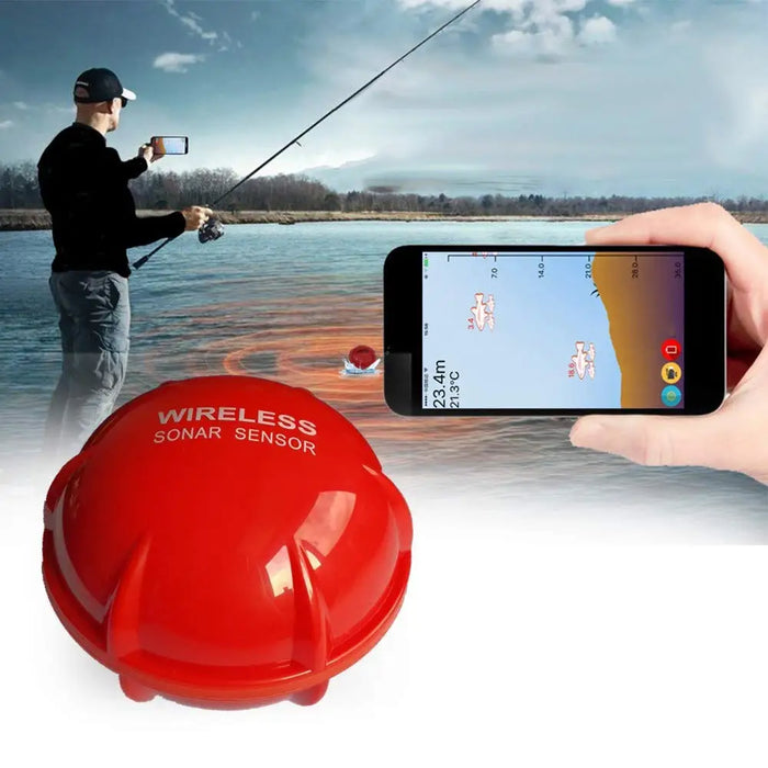 Wireless Portable Fish Finder Sonar Sensor – 125 kHz Echo Sounder