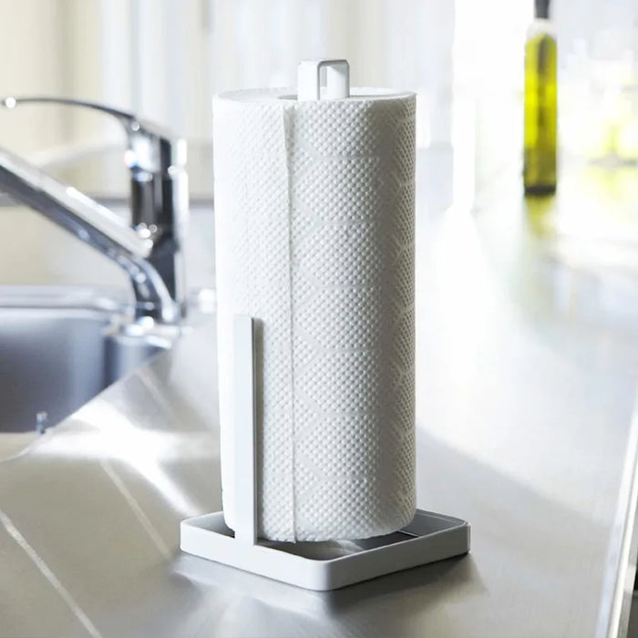 Portable Metal Paper Towel & Napkin Holder for Kitchen & Bathroom — Modern Minimalist