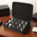 15-Slot Watch Case — Shockproof Foam & Hard-Shell Portable Storage (Black)