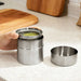304 Stainless Steel Matcha Jar with 40‑Mesh Sieve — Airtight Tea & Powder Canister
