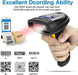 Wireless 2D QR Barcode Scanner NT-1228BL — Bluetooth & USB
