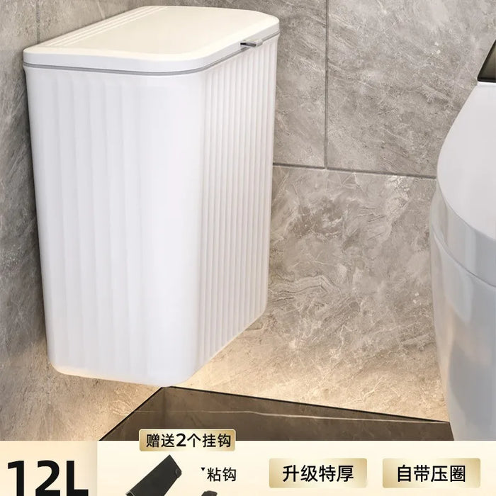 8L / 12L Kitchen Compost Bin with Lid – Countertop or Under-Sink Hanging Bin