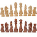 Wooden 32-Piece Chess Set — King 110mm with Leather Board, Gift for Teens & Adults