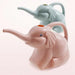 Elephant-Shaped PP Watering Can – 30 × 12 × 18 cm, Blue / Pink / Green