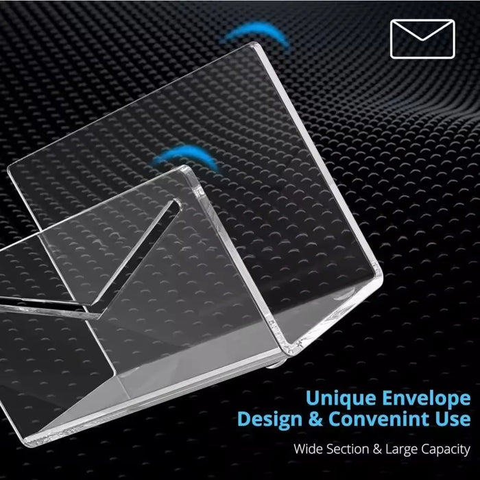 Acrylic Mail Organiser | Clear Desktop Letter & File Holder