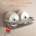 Aluminium Kitchen Sink Drain Rack with Tray — Soap, Sponge & Dishcloth Holder