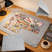 Foldable Puzzle Sorting Board with Stand & Lid — Felt Mat Holds 1,000 Pieces