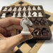3D Character Soldier Chess Set — Small 28cm (11in) Board, New Design