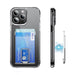 Transparent MagSafe Card Wallet & Stand for iPhone – Clear PC Case