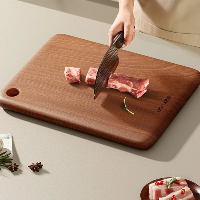Antibacterial Ebony Square Cutting Board — 4 Sizes (30/36/40/45cm)
