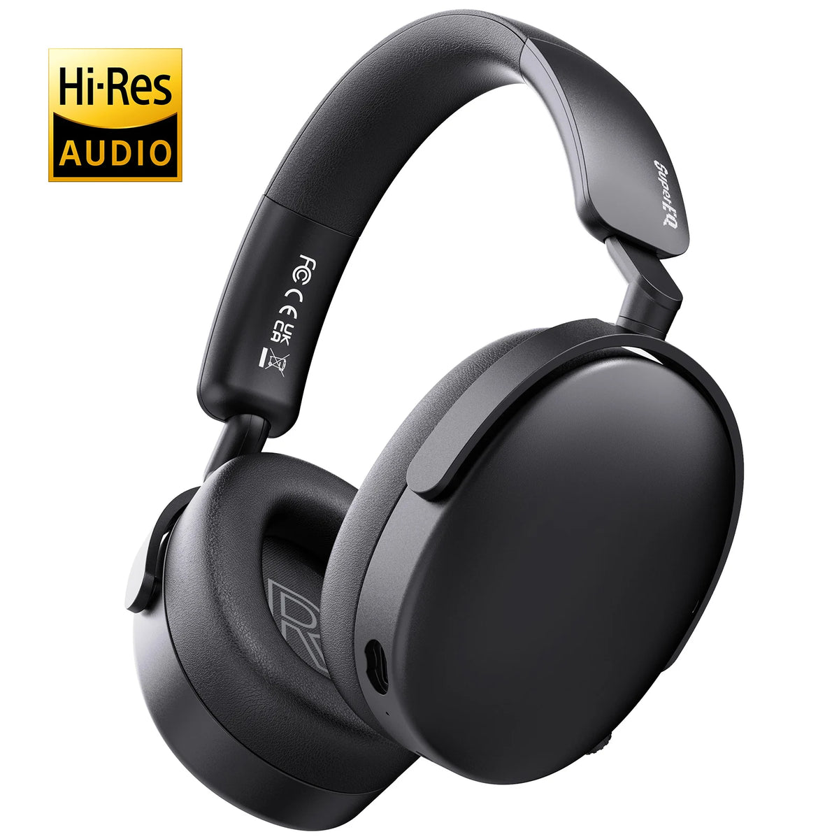 Oneodio SuperEQ A200 - Auscultadores sem fios Bluetooth 5.4 com cancelamento ativo de ruído híbrido e áudio Hi-Res - Auscultadores circum-aurais perfeitos com 6 microfones AI ENC para entusiastas acústicos