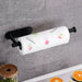 Stainless Steel Paper Towel Holder – Adhesive or Screw-Fix Wall & Cabinet Mount