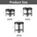 Vacuum-Sealed Stainless Steel Food Jar — Airtight Coffee & Grain Storage (750, 1100, 1600ml)