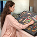 Tilting Puzzle Board with 6 Drawers – 2-in-1 Lid Stand, Felt Surface for 1000+ Piece Puzzles