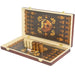 Foldable Wooden Backgammon Set – Portable Board with 30 Pieces (29/39/49cm)