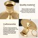 Retro Metal Candle Holder with Handle — European-Style Centrepiece for Dining Table, Weddings & Festive Décor