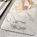Quick‑Dry Bathroom Mat 40×60cm – Diatomite, PU & Rubber Anti‑Slip Mat