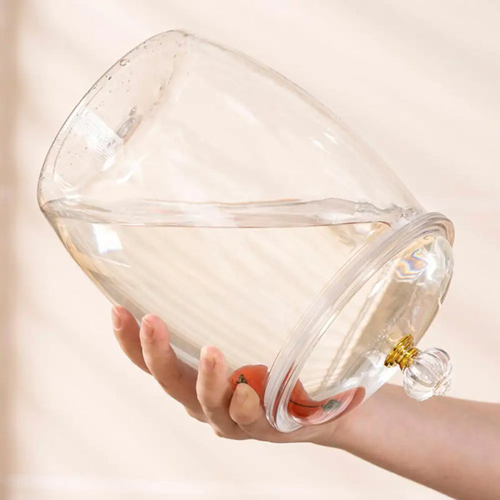 Multi‑functional Lidded Storage Jar — 2.2L to 18L Clear Acrylic